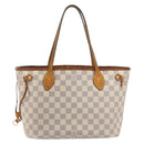 LOUIS VUITTON Damier Azur Neverfull PM Tote Bag N41362 LV Auth 176975-13