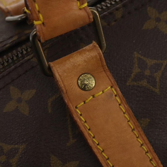 LOUIS VUITTON Monogram Keepall 55 Boston Bag M41424 LV Auth 176988