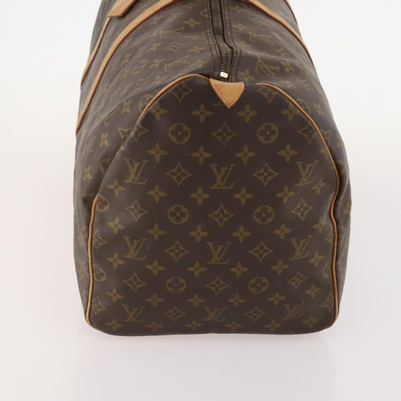 LOUIS VUITTON Monogram Keepall 55 Boston Bag M41424 LV Auth 176988