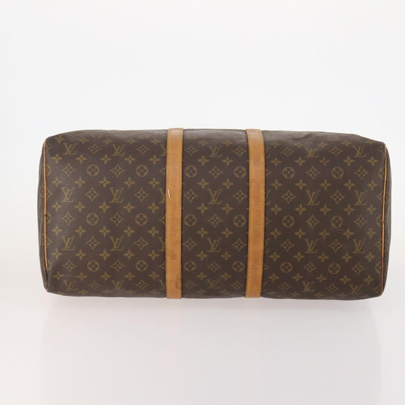LOUIS VUITTON Monogram Keepall 55 Boston Bag M41424 LV Auth 176988