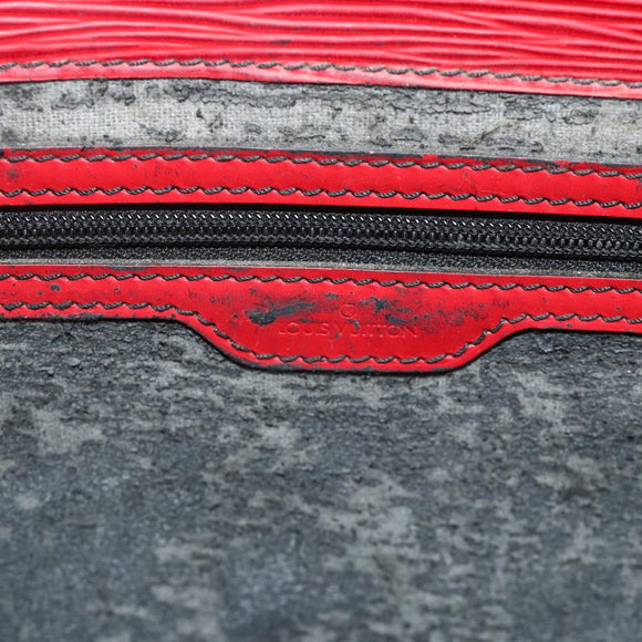 LOUIS VUITTON Epi Sac Plat Hand Bag Red M5274E LV Auth 176989