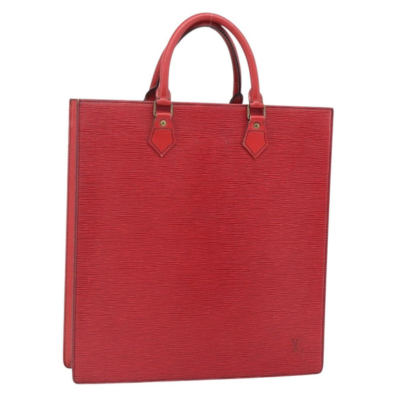 LOUIS VUITTON Epi Sac Plat Hand Bag Red M5274E LV Auth 176989