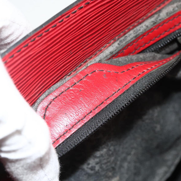 LOUIS VUITTON Epi Sac Plat Hand Bag Red M5274E LV Auth 176989