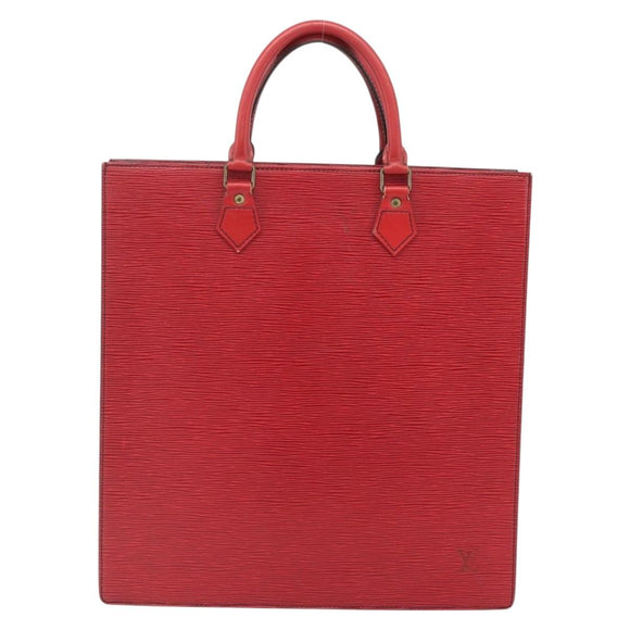 LOUIS VUITTON Epi Sac Plat Hand Bag Red M5274E LV Auth 176989