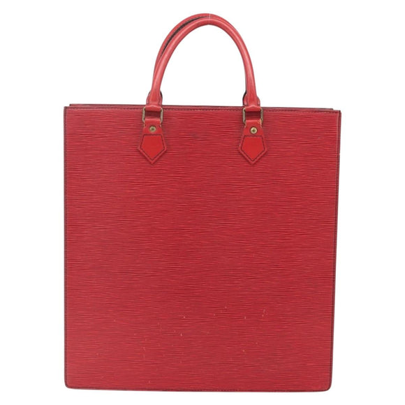LOUIS VUITTON Epi Sac Plat Hand Bag Red M5274E LV Auth 176989