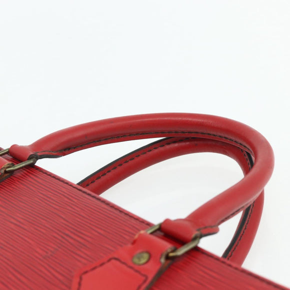LOUIS VUITTON Epi Sac Plat Hand Bag Red M5274E LV Auth 176989
