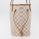 LOUIS VUITTON Damier Azur Neverfull MM Tote Bag N41605 LV Auth 176990-4