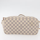 LOUIS VUITTON Damier Azur Neverfull MM Tote Bag N41605 LV Auth 176990-5