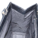 GUCCI GG Canvas Jackie Hand Bag Black Silver 002 1065 Auth 176994-20