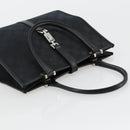 GUCCI GG Canvas Jackie Hand Bag Black Silver 002 1065 Auth 176994-6