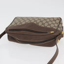 GUCCI GG Supreme Shoulder Bag PVC Beige Gold Auth 176997-6
