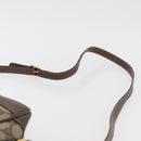 GUCCI GG Supreme Shoulder Bag PVC Beige Gold Auth 176997-8