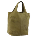 BOTTEGA VENETA INTRECCIATO Hand Bag Leather Khaki 131673 Auth 177000-1