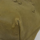 BOTTEGA VENETA INTRECCIATO Hand Bag Leather Khaki 131673 Auth 177000-14