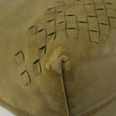 BOTTEGA VENETA INTRECCIATO Hand Bag Leather Khaki 131673 Auth 177000-9