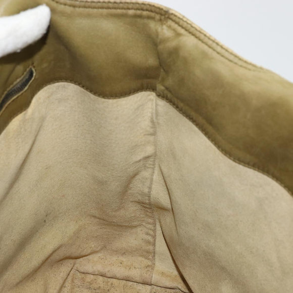 BOTTEGA VENETA INTRECCIATO Hand Bag Leather Khaki 131673 Auth 177000