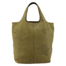 BOTTEGA VENETA INTRECCIATO Hand Bag Leather Khaki 131673 Auth 177000-13