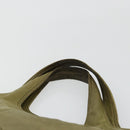BOTTEGA VENETA INTRECCIATO Hand Bag Leather Khaki 131673 Auth 177000-8