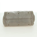 Chloe Paddington Hand Bag Leather Beige Gold Silver Auth 177003V-5