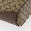 GUCCI GG Supreme Web Sherry Line Bag PVC Beige Gold 164 02 034 Auth 177007-12