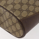 GUCCI GG Supreme Web Sherry Line Bag PVC Beige Gold 164 02 034 Auth 177007-13
