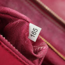 PRADA Schoudertas met Ketting Nylon Roze Goud Auth 177013V-11