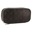 LOUIS VUITTON Monogram Trousse Brush PM Cosmetic Pouch M47510 LV Auth 177017-1