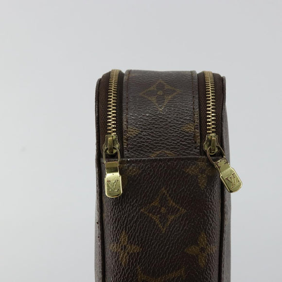 LOUIS VUITTON Monogram Trousse Brush PM Cosmetic Pouch M47510 LV Auth 177017