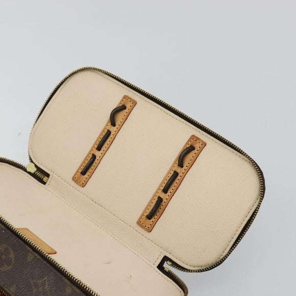 LOUIS VUITTON Monogram Trousse Brush PM Cosmetic Pouch M47510 LV Auth 177017
