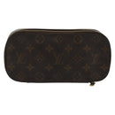 LOUIS VUITTON Monogram Trousse Brush PM Cosmetic Pouch M47510 LV Auth 177017-3