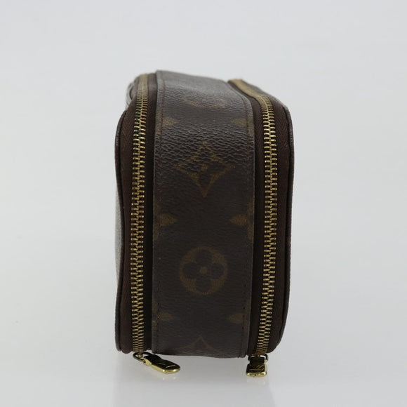 LOUIS VUITTON Monogram Trousse Brush PM Cosmetic Pouch M47510 LV Auth 177017