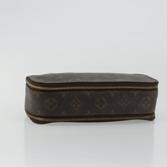 LOUIS VUITTON Monogram Trousse Brush PM Cosmetic Pouch M47510 LV Auth 177017