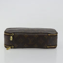 LOUIS VUITTON Monogram Trousse Brush PM Cosmetic Pouch M47510 LV Auth 177017-7
