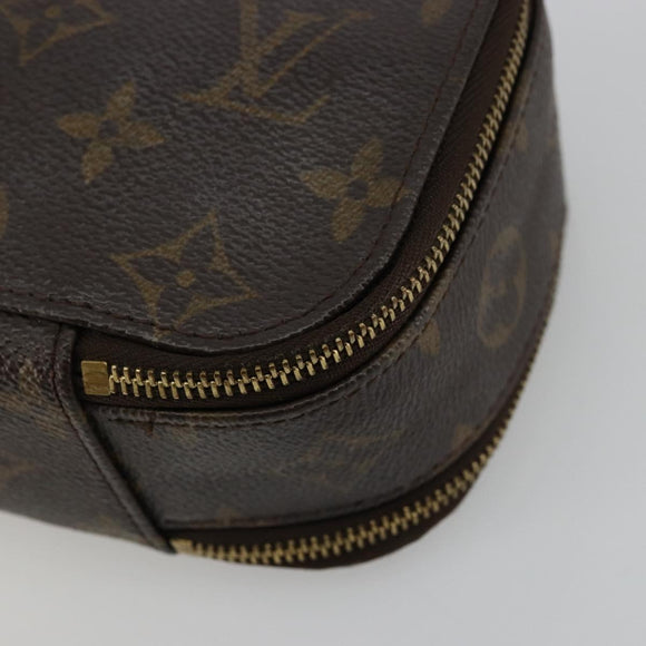 LOUIS VUITTON Monogram Trousse Brush PM Cosmetic Pouch M47510 LV Auth 177017