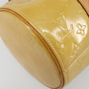 LOUIS VUITTON Monogram Vernis Bedford Hand Bag Beige M91006 LV Auth 177020-17
