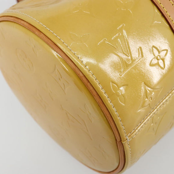 LOUIS VUITTON Monogram Vernis Bedford Hand Bag Beige M91006 LV Auth 177020