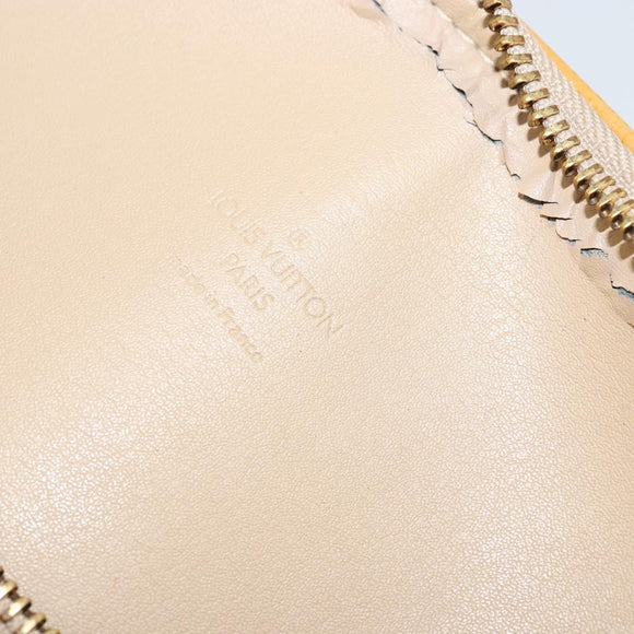 LOUIS VUITTON Monogram Vernis Bedford Hand Bag Beige M91006 LV Auth 177020