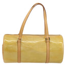 LOUIS VUITTON Monogram Vernis Bedford Hand Bag Beige M91006 LV Auth 177020-13