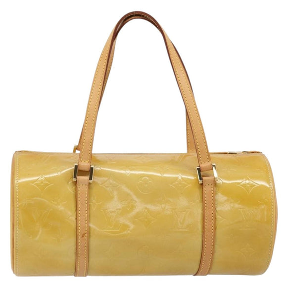LOUIS VUITTON Monogram Vernis Bedford Hand Bag Beige M91006 LV Auth 177020