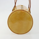 LOUIS VUITTON Monogram Vernis Bedford Hand Bag Beige M91006 LV Auth 177020-4