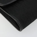 Christian Dior Trotter Canvas Shoulder Bag Black Gold Auth 177024A-14