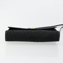 Christian Dior Trotter Canvas Shoulder Bag Black Gold Auth 177024A-5