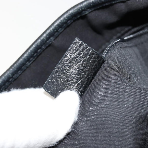 GUCCI GG Canvas Abbey Tote Bag Black Silver 293578 Auth 177025A