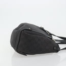 GUCCI GG Canvas Abbey Tote Bag Black Silver 293578 Auth 177025A-3