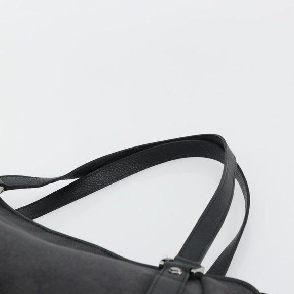 GUCCI GG Canvas Abbey Tote Bag Black Silver 293578 Auth 177025A