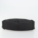 GUCCI GG Canvas Abbey Tote Bag Black Silver 293578 Auth 177025A-5