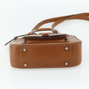 GUCCI Hand Bag Leather 2way Brown Silver 000 2058 0308 5 Auth 177030-5