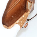 GUCCI Hand Bag Leather 2way Brown Silver 000 2058 0308 5 Auth 177030-11