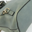 Chloe Fay Backpack Suede Leather 2way Gold Light green Auth 177032-15