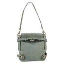 Chloe Fay Backpack Suede Leather 2way Gold Light green Auth 177032-3